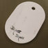 White Marble Charcuterie Board with Abalone Shell Inlay